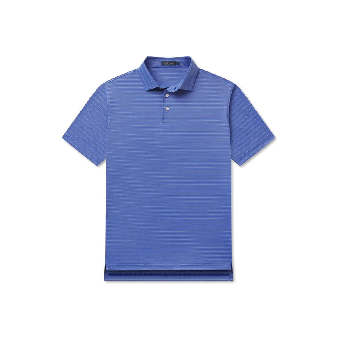 Southern Marsh Preformance Polo - Blue & White