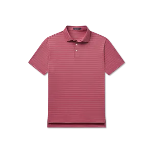 Southern Marsh Preformance Polo - Crimson Red/White