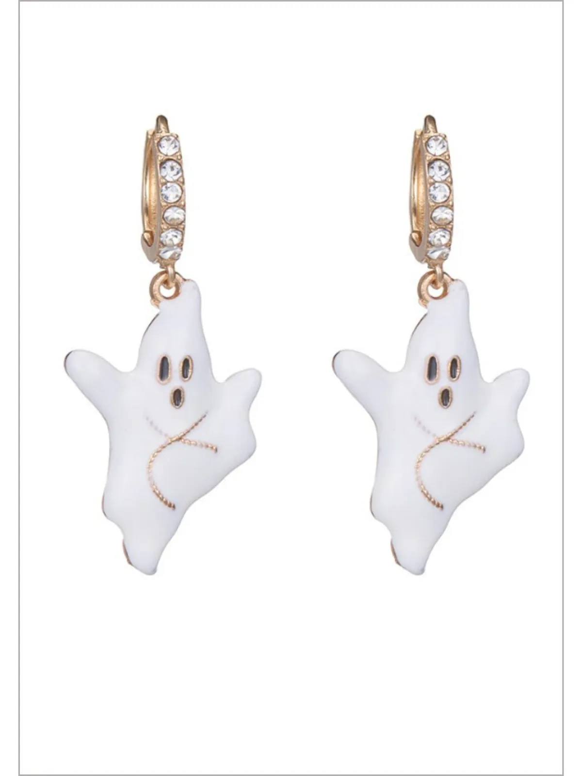 Spook and Sparkle Rhinestone-Embellished Halloween Earrings