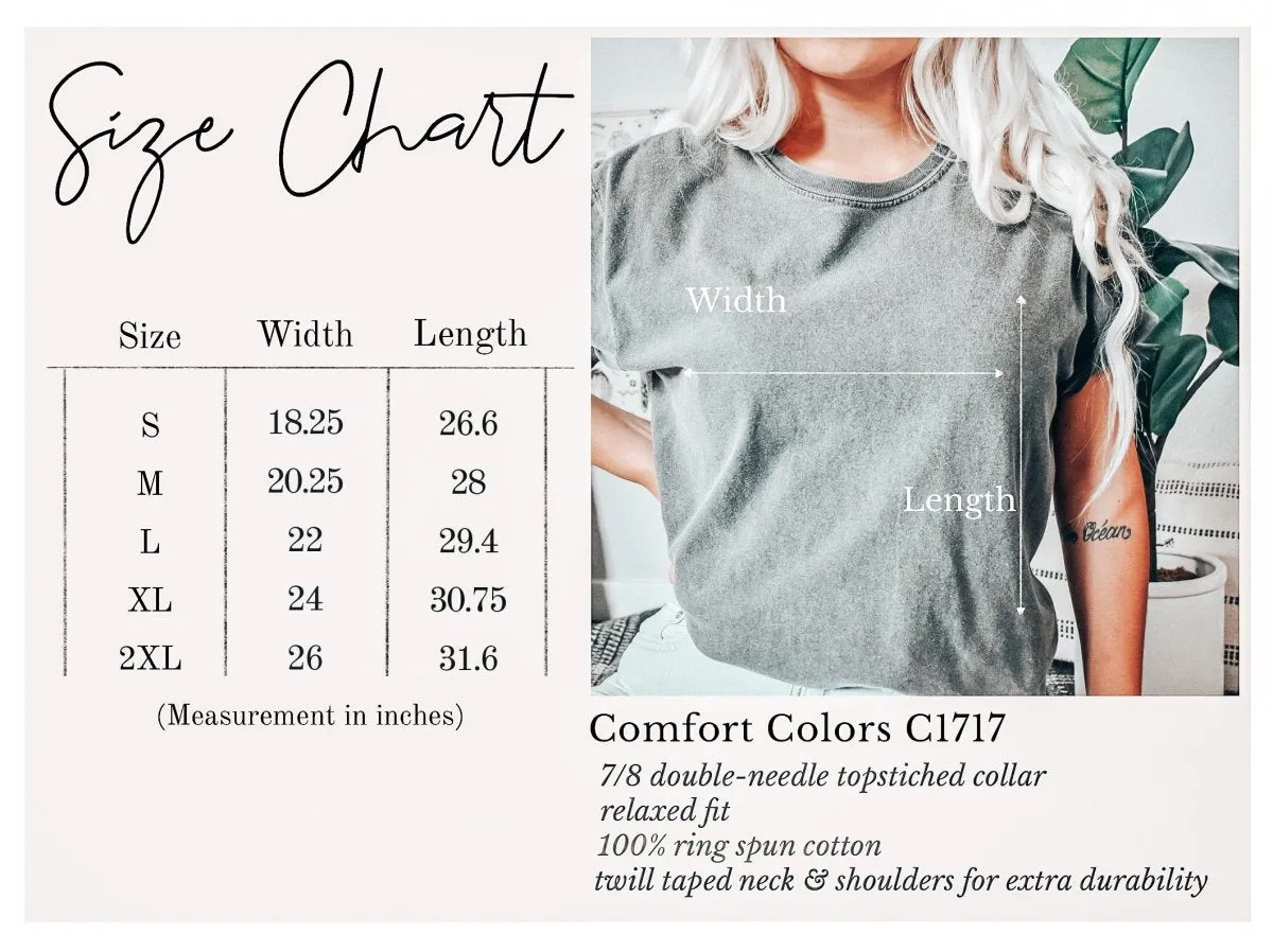 Spooky With Bow Wholesale Comfort Color Graphic Tee - Fast Shipping