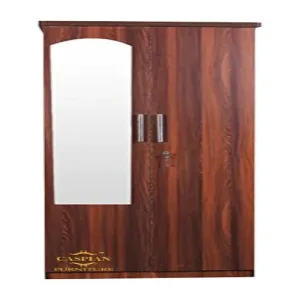 Streak Textured 2 Door Wardrobe for Bedroom with 2 Drawers and 4 Shelves | Cupboard for Home | Bedroom Wardrobes
