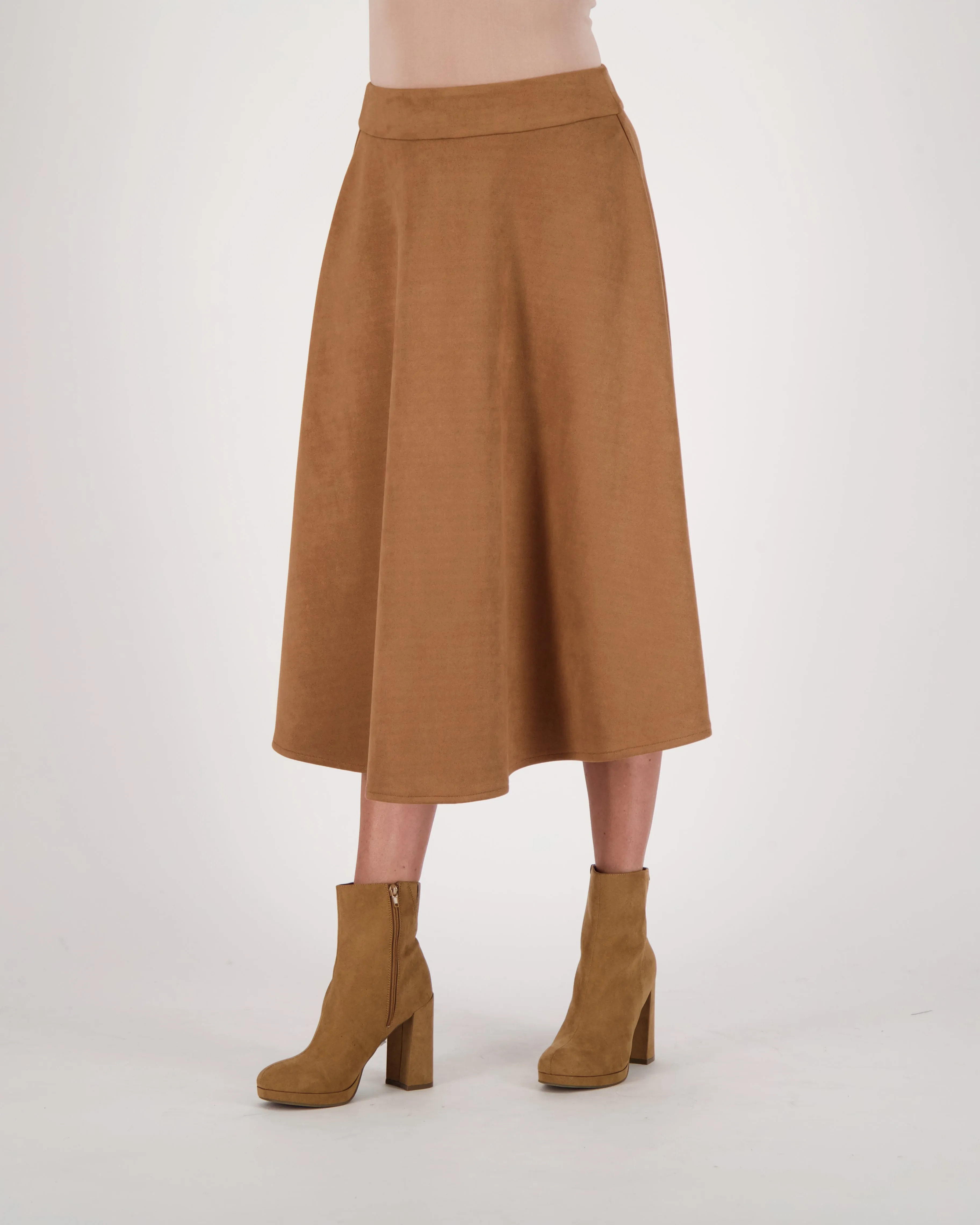 Suede Skirt