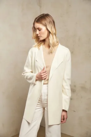 Sultan Coat Alpaca & Wool Color Ecru