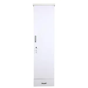 Super White Single Door Wardrobe