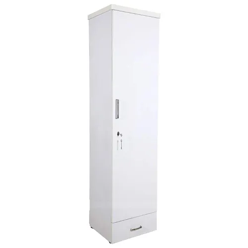 Super White Single Door Wardrobe
