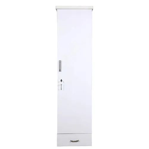 Super White Single Door Wardrobe