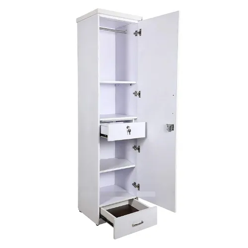 Super White Single Door Wardrobe