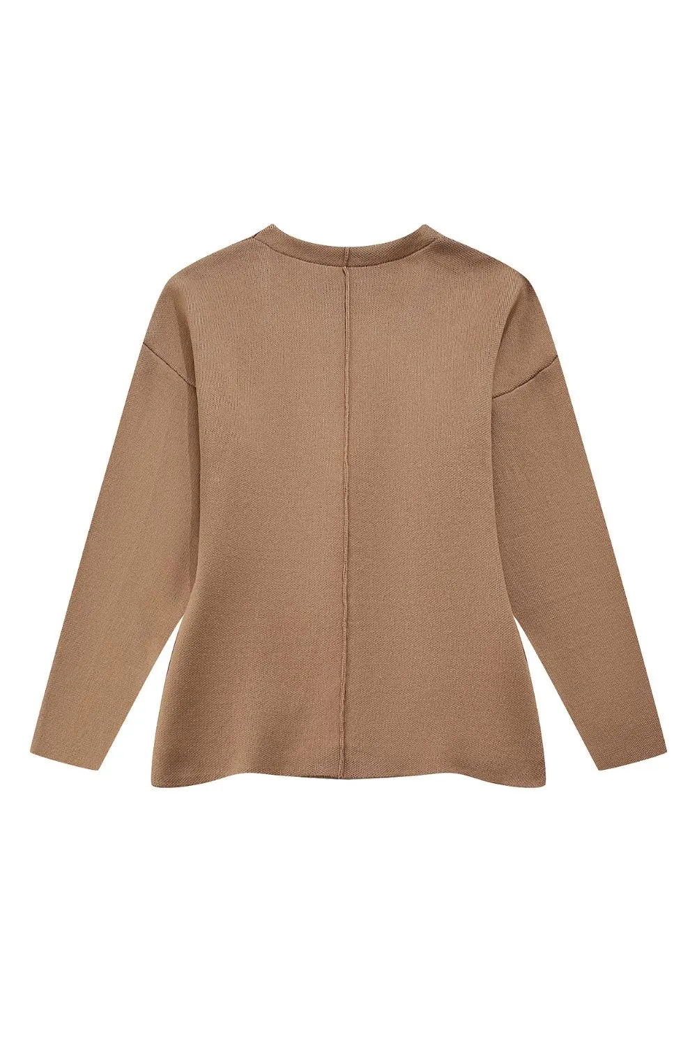 ‘Svetlana’  Oversized Sleeve Knit Jacket & Mini Skirt Set (Sold Separately)