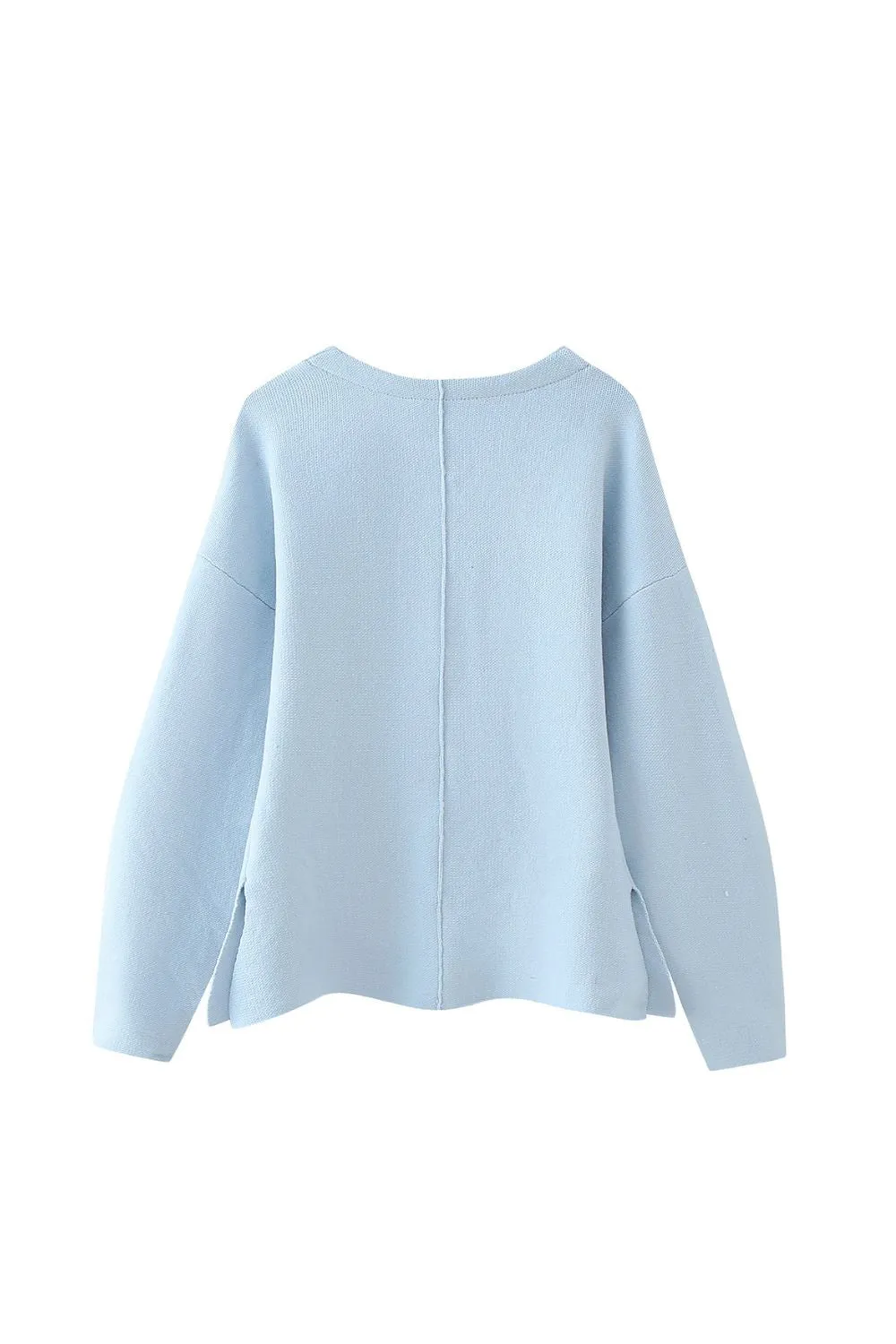 ‘Svetlana’  Oversized Sleeve Knit Jacket & Mini Skirt Set (Sold Separately)