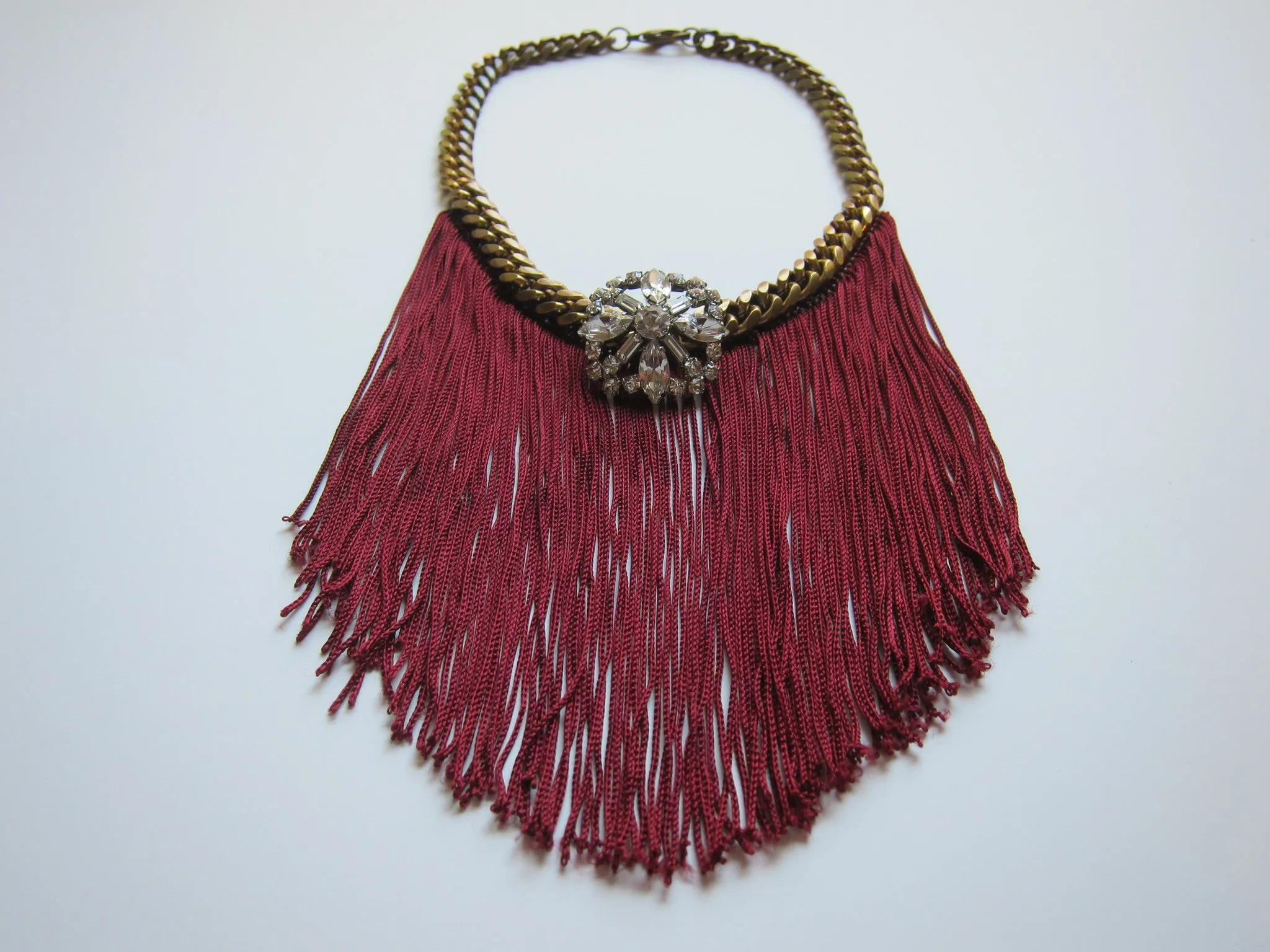 Swarovski Crystal Fringe Necklace