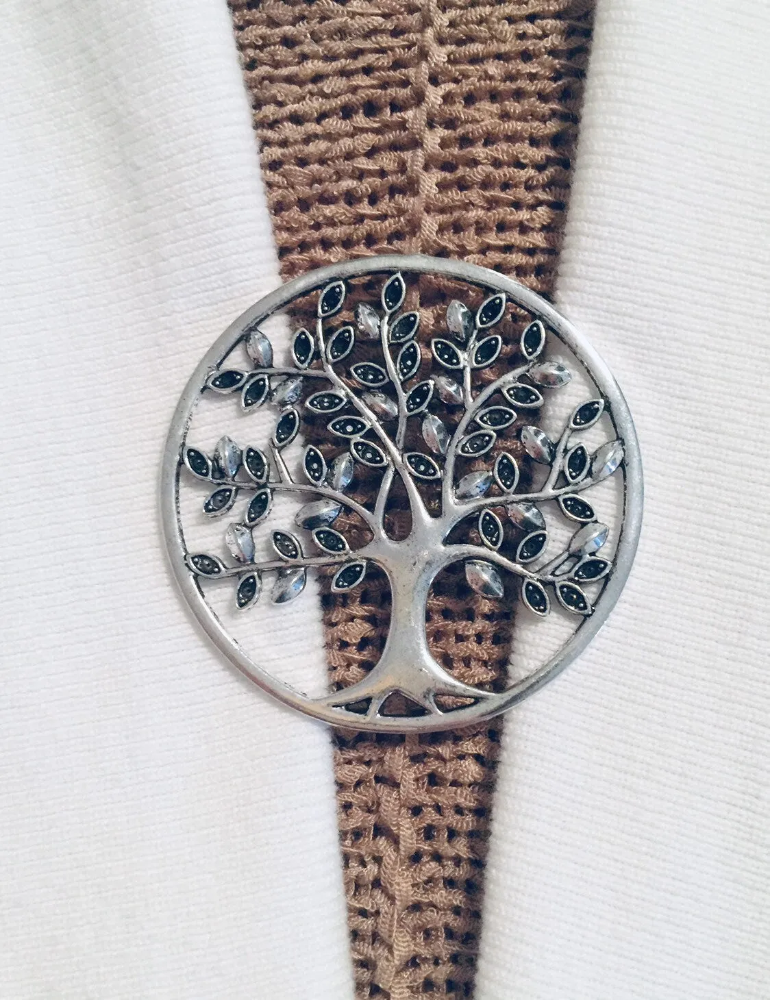 Sweater Clips Tree Cardigan Clasp for  Sweater Clip Tree of Life Sweater Guard Shawl Pin Jewelry Gift Accessory Gifts for Her by Fabulici
