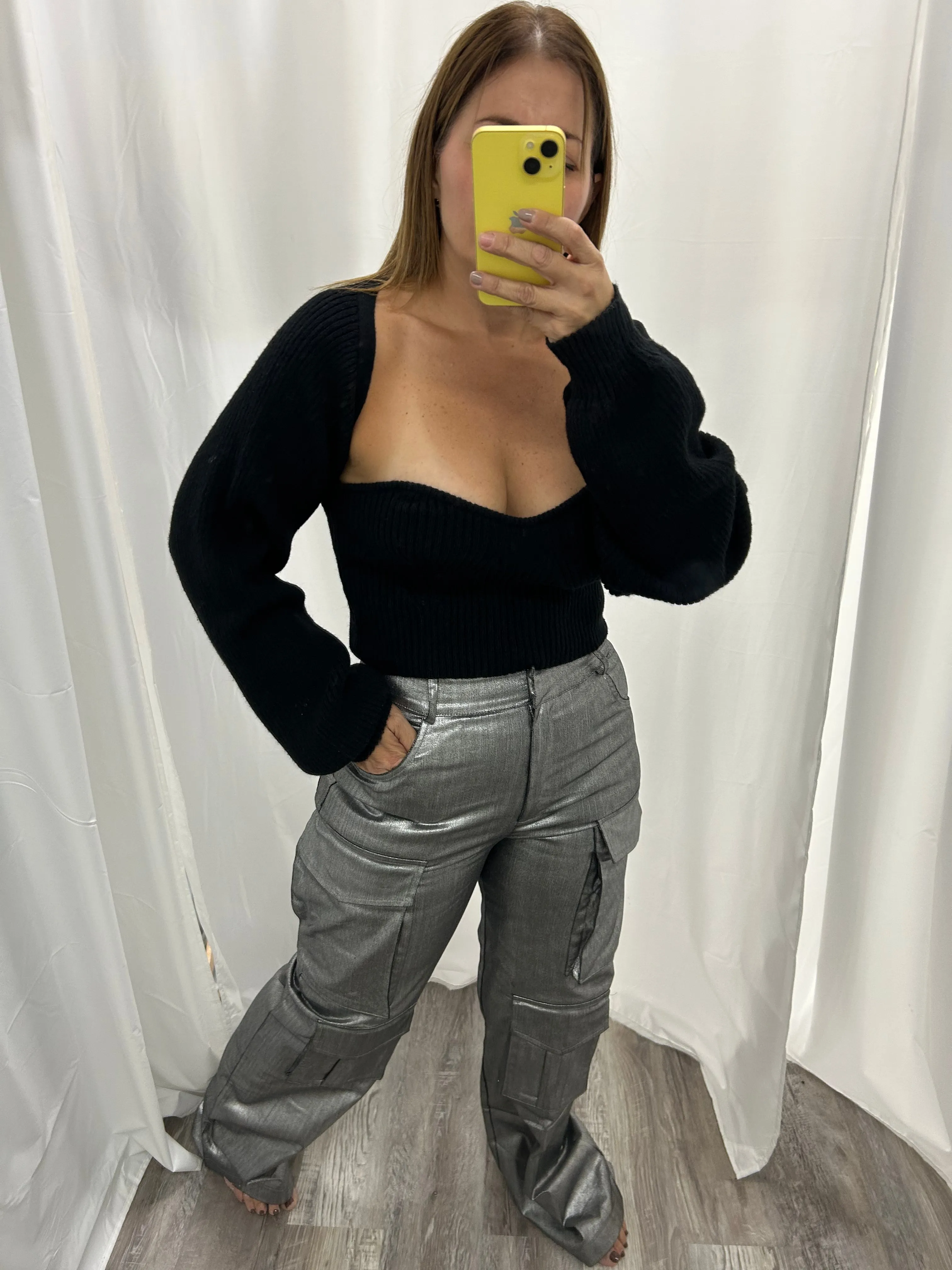 Sweater Crop Top