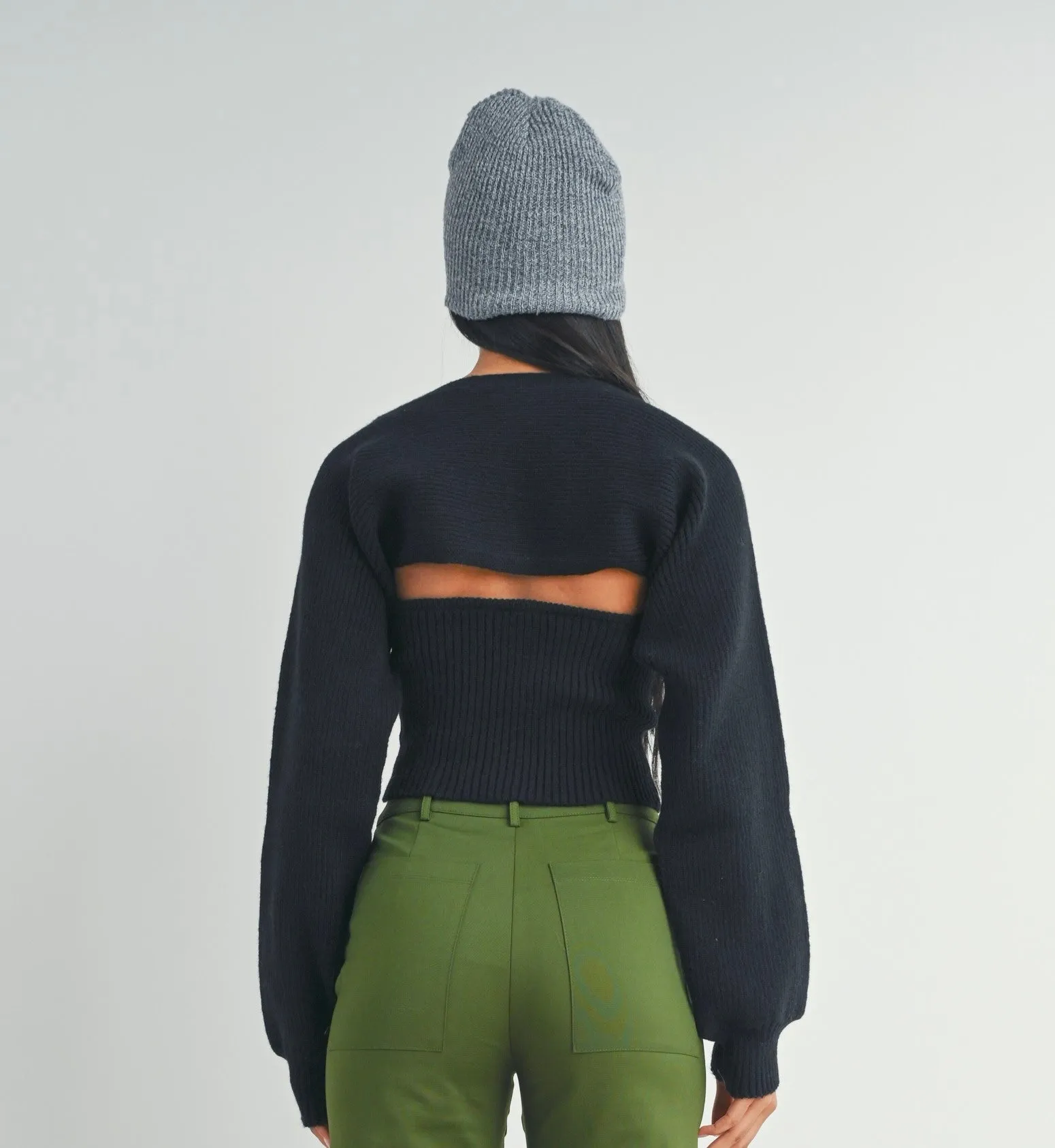 Sweater Crop Top