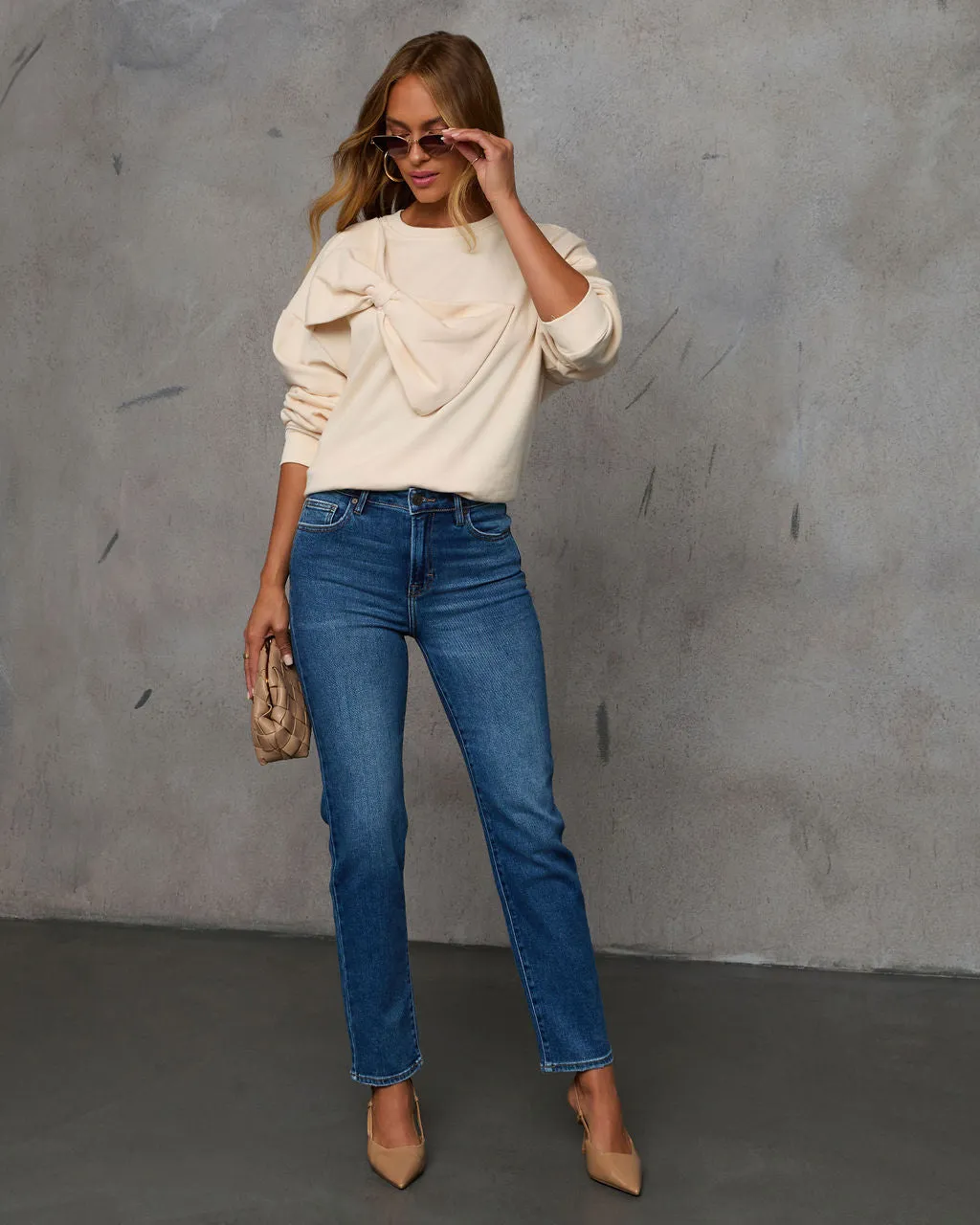 Sweet Darling Bow Sweatshirt