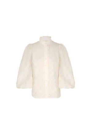 Tallow Lace Trim Shirt