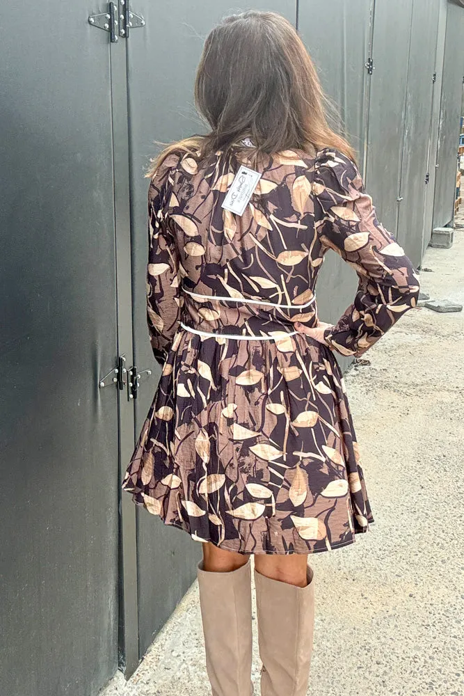TCEC-Some Kind Of Wonderful Dress-Brown/Multi