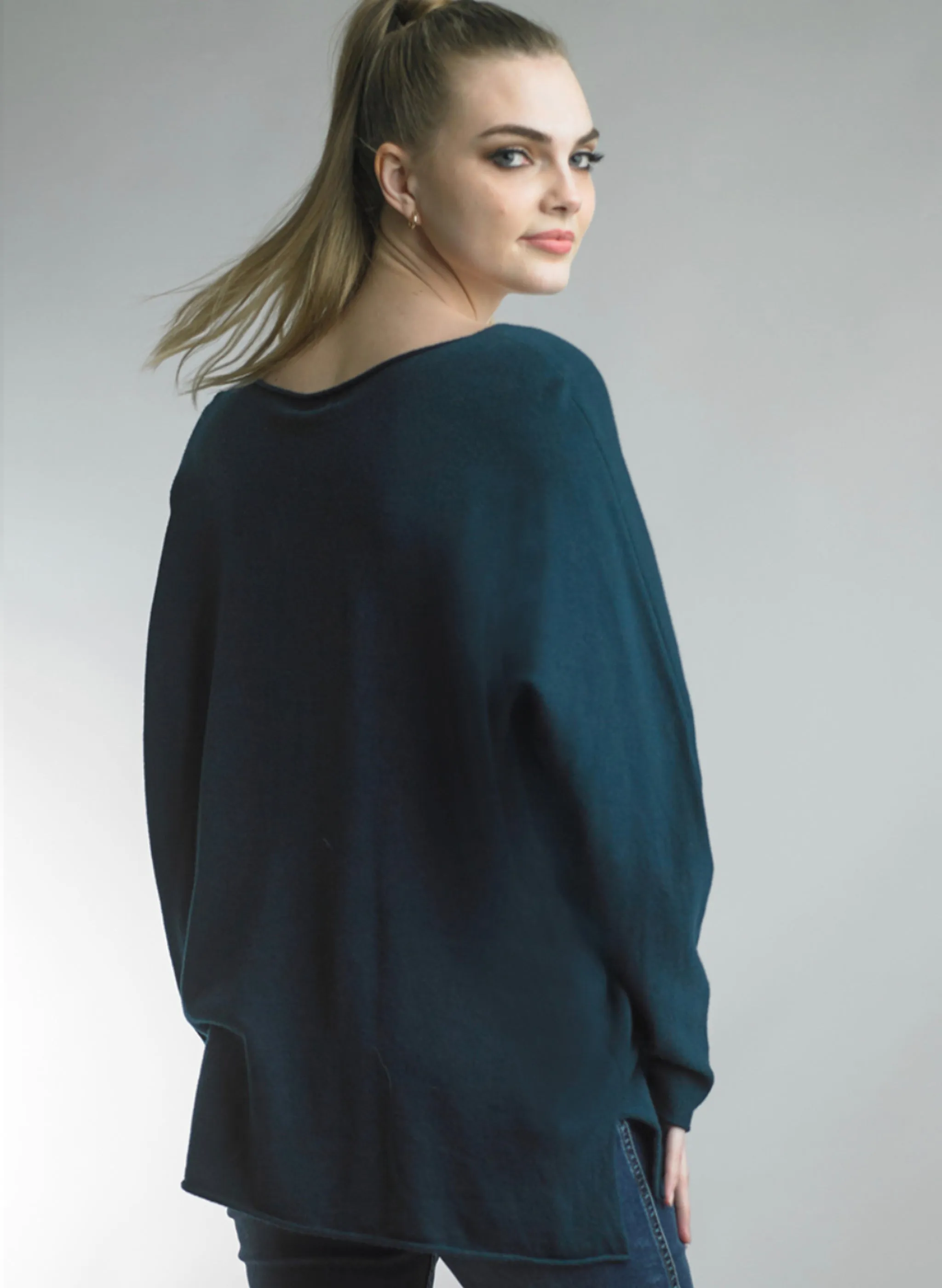 Tempo Paris - V Neck Pullover - Teal