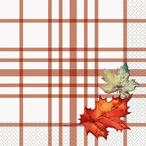 Thanksgiving Fall Flair Lunch Napkins | 16 ct