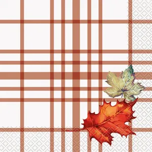 Thanksgiving Fall Flair Lunch Napkins | 16 ct