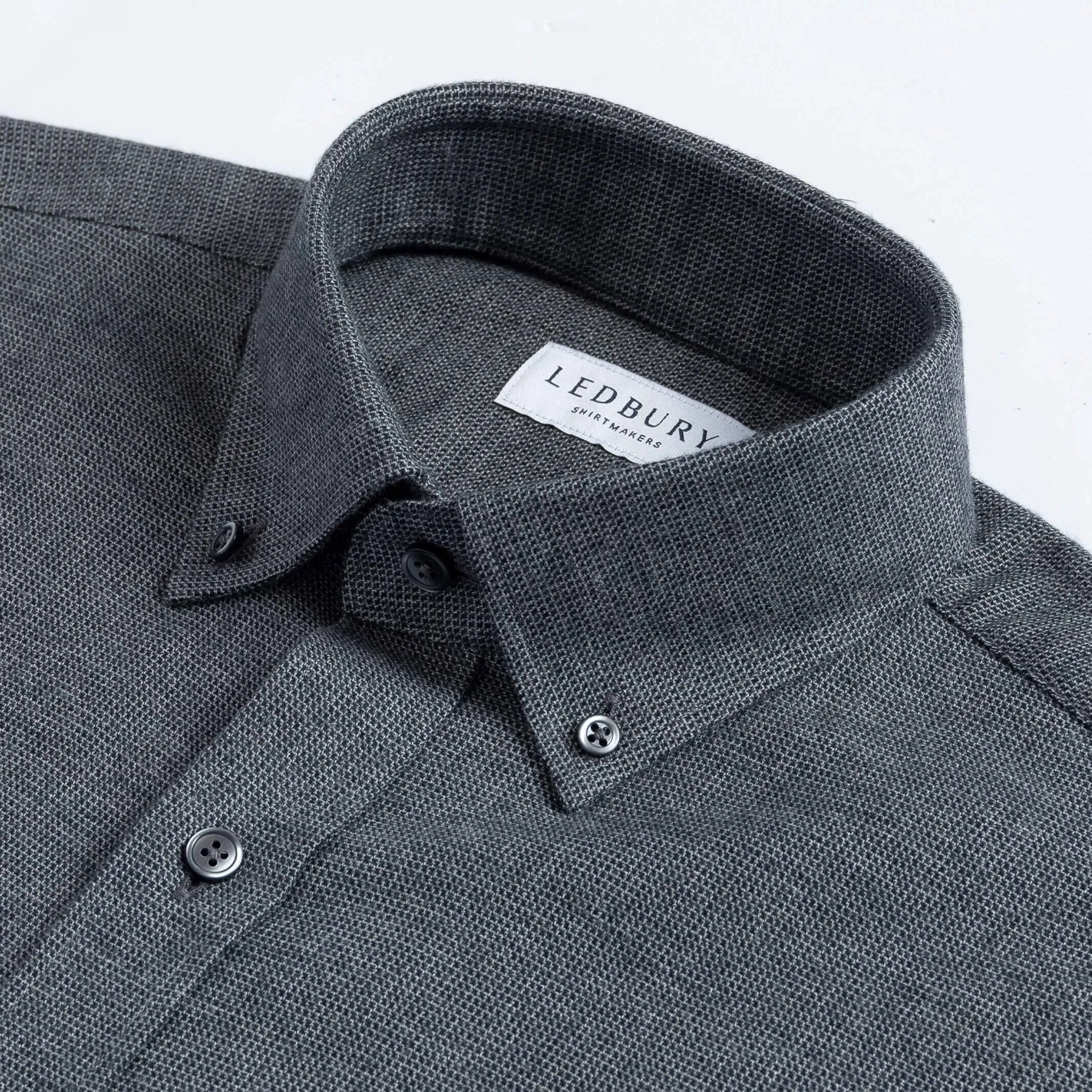 The Charcoal Holmes Flannel Casual Shirt