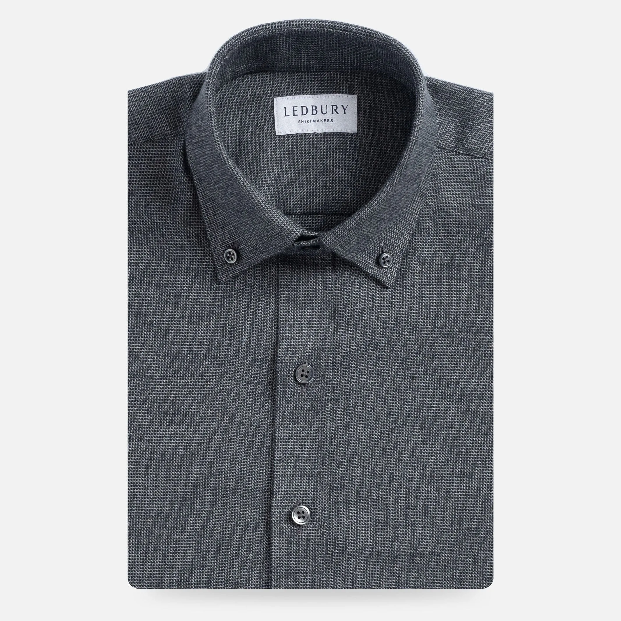 The Charcoal Holmes Flannel Casual Shirt