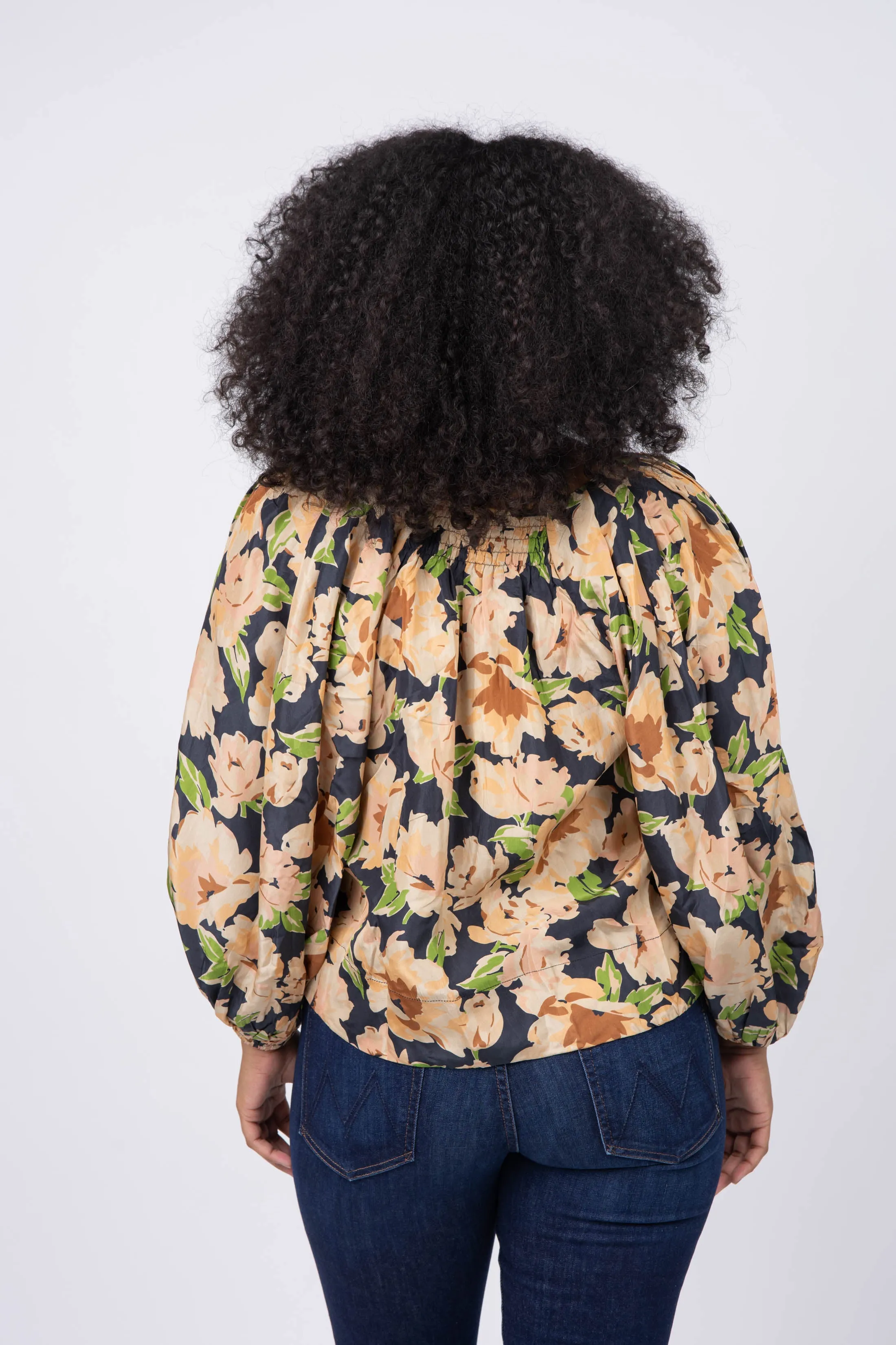 The Great. The Magpie Top in Victorian Rose Print