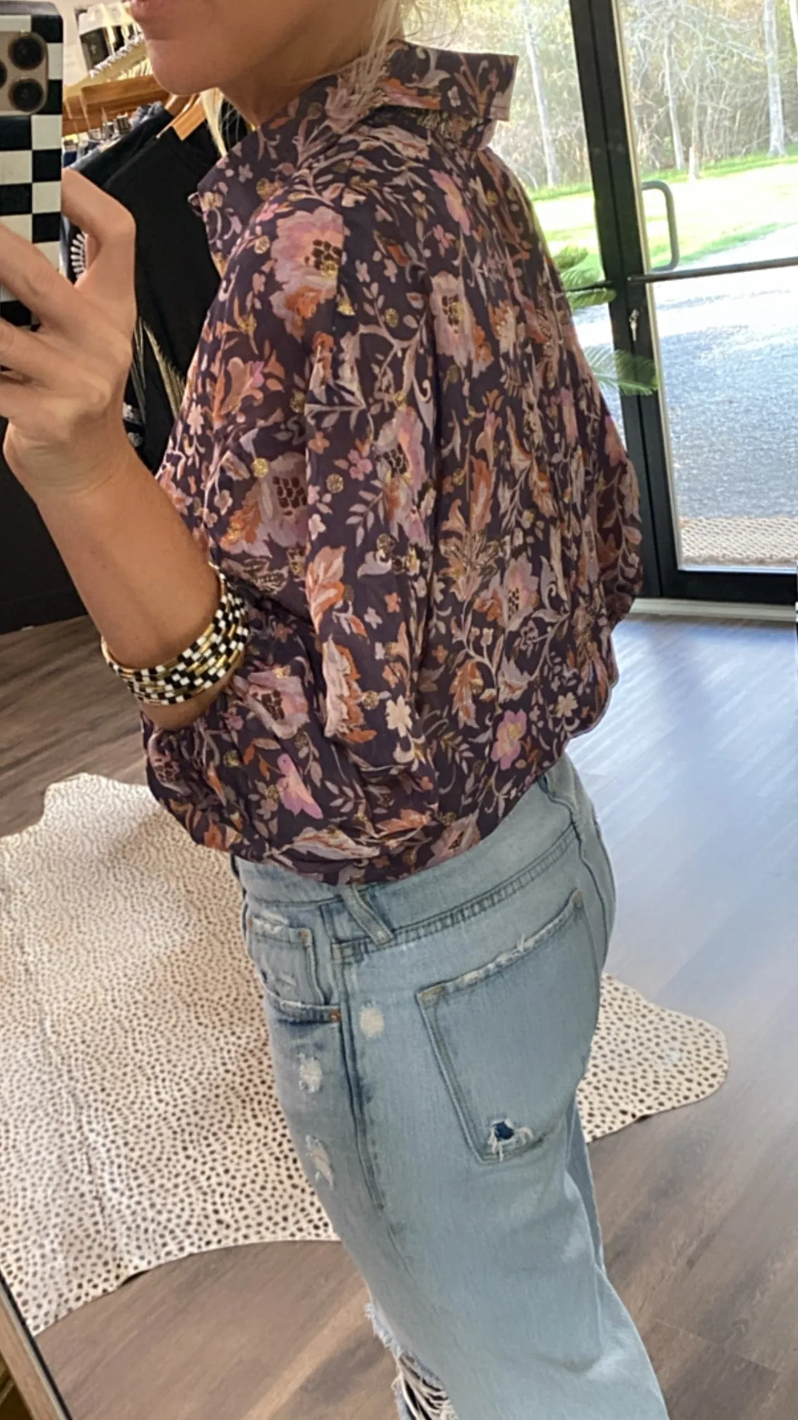 The Xion Top in Golden Iris by Dear John