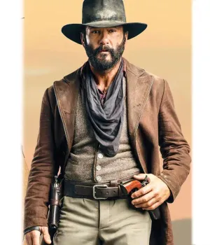 Tim Mcgraw 1883 Brown Wool Coat