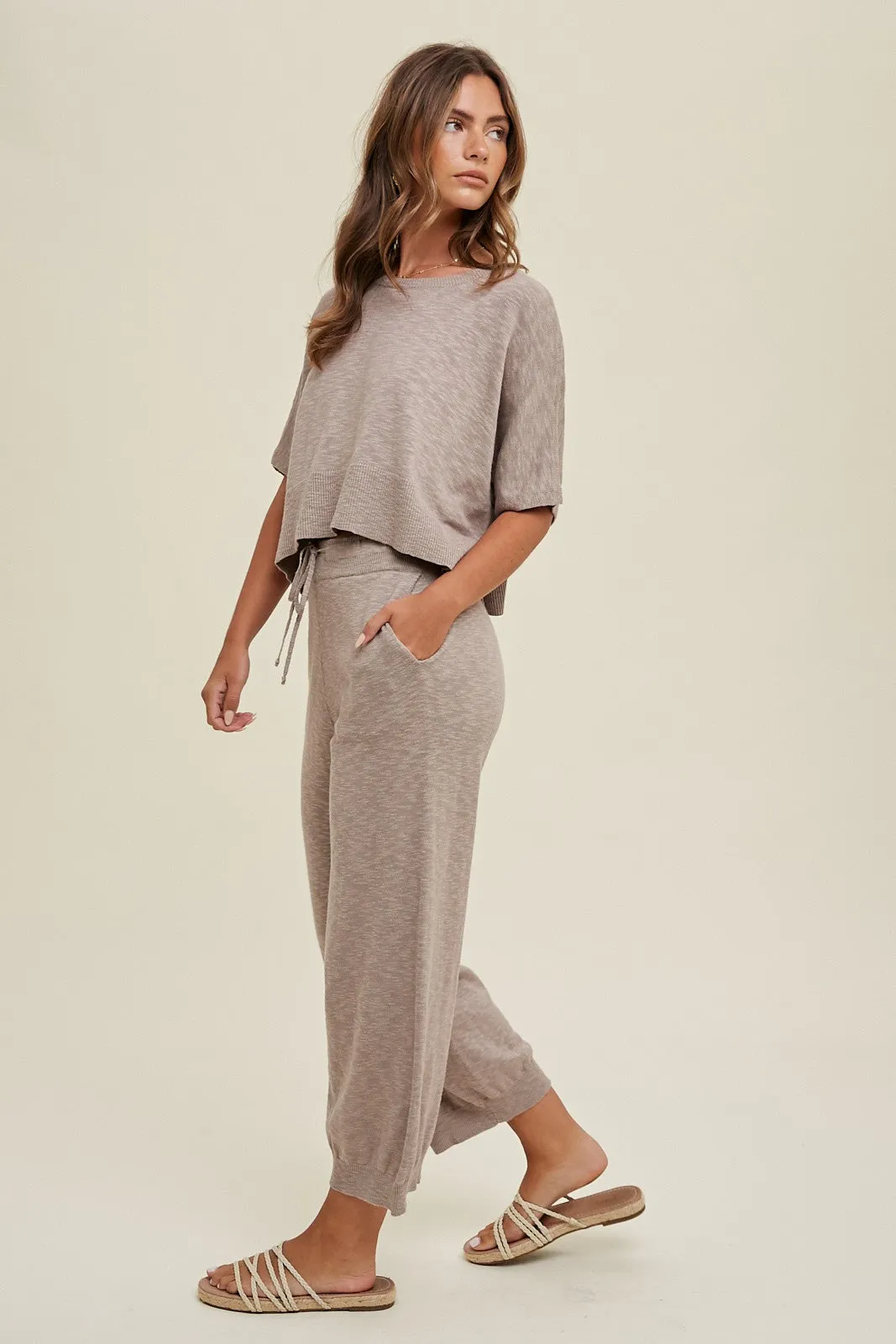 Two Piece Sweater Outfit Set