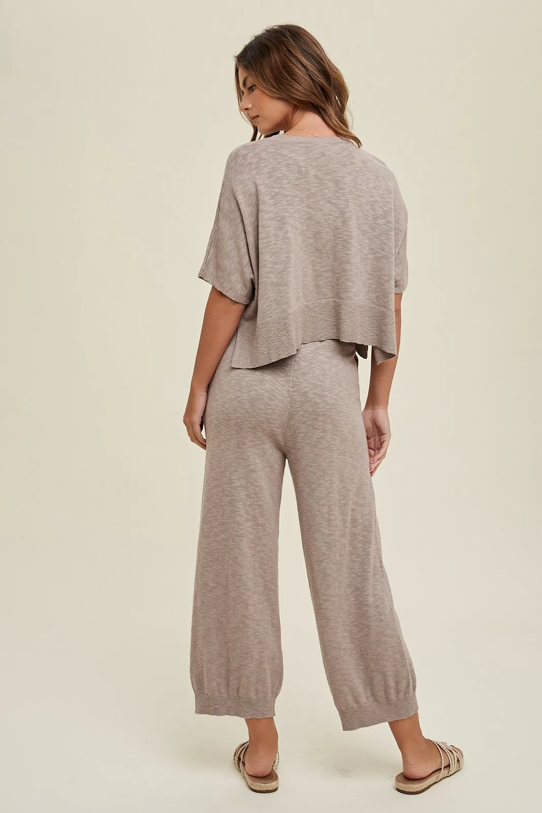 Two Piece Sweater Outfit Set