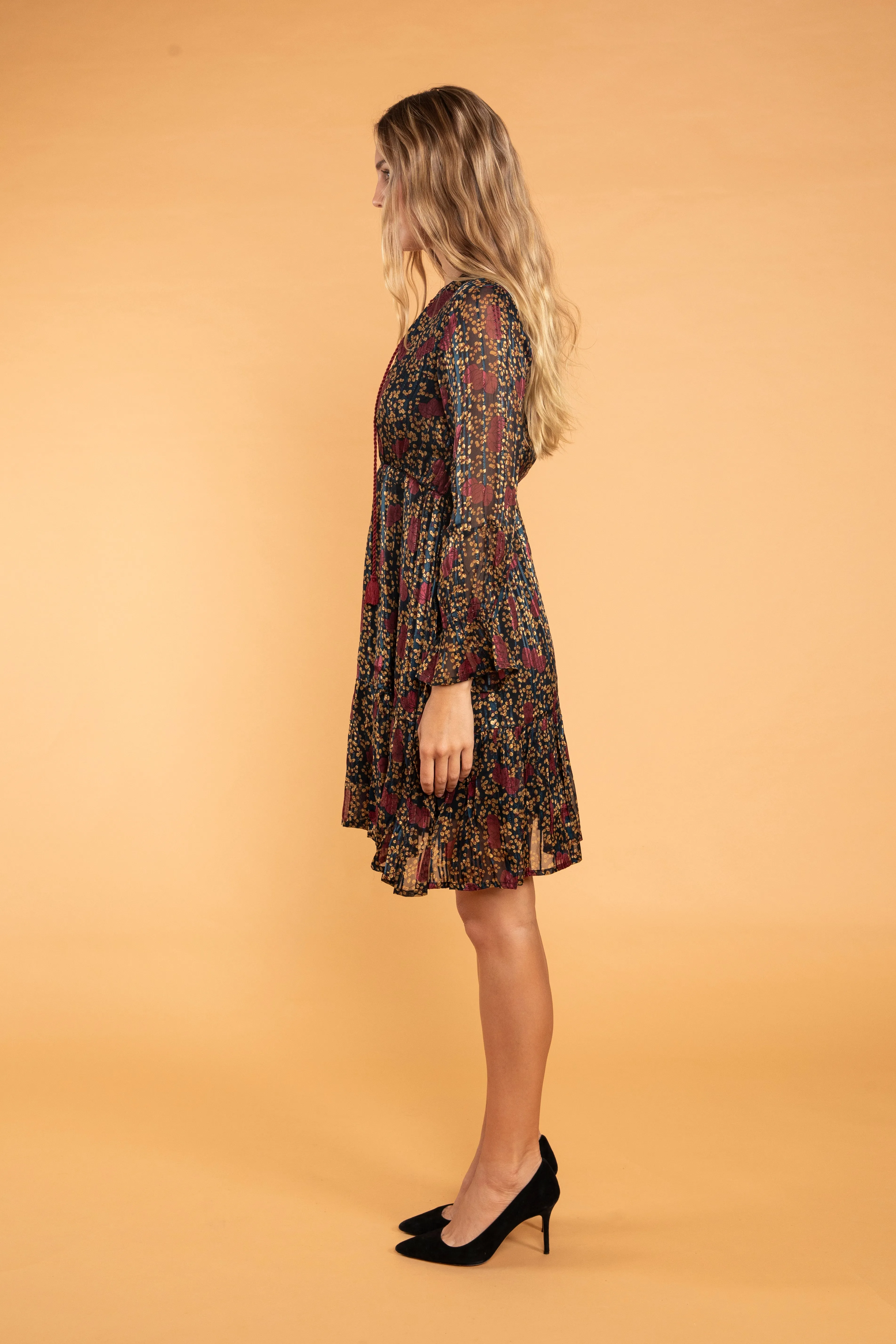 Uma L/S Midi Dress