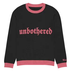 Unbothered Crew Personalized Knit Sweater