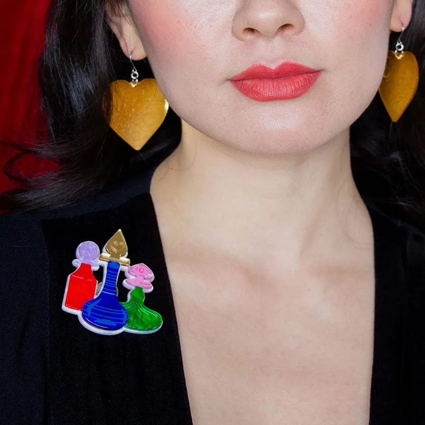 Under the Influence Brooch by Erstwilder
