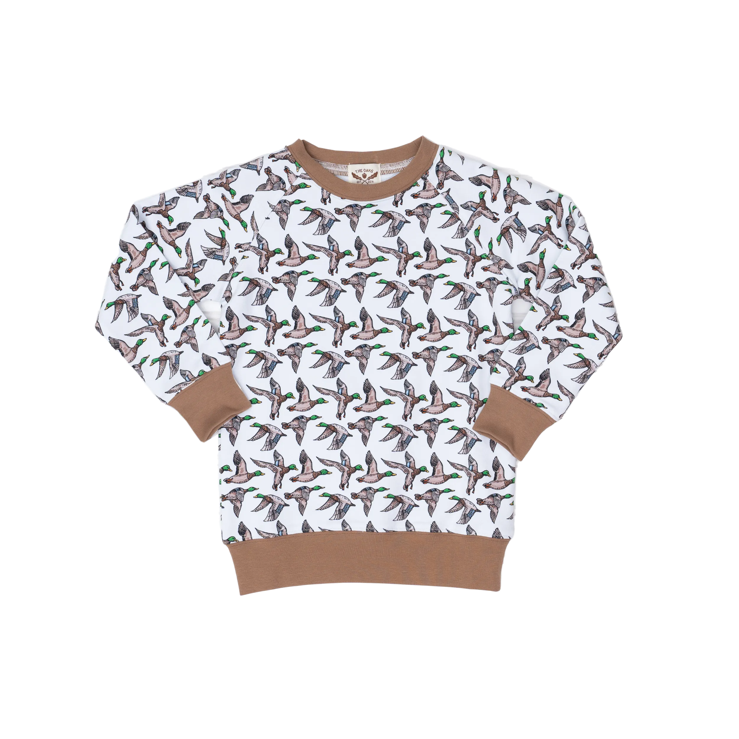 Unisex White Mallards Sweatshirt