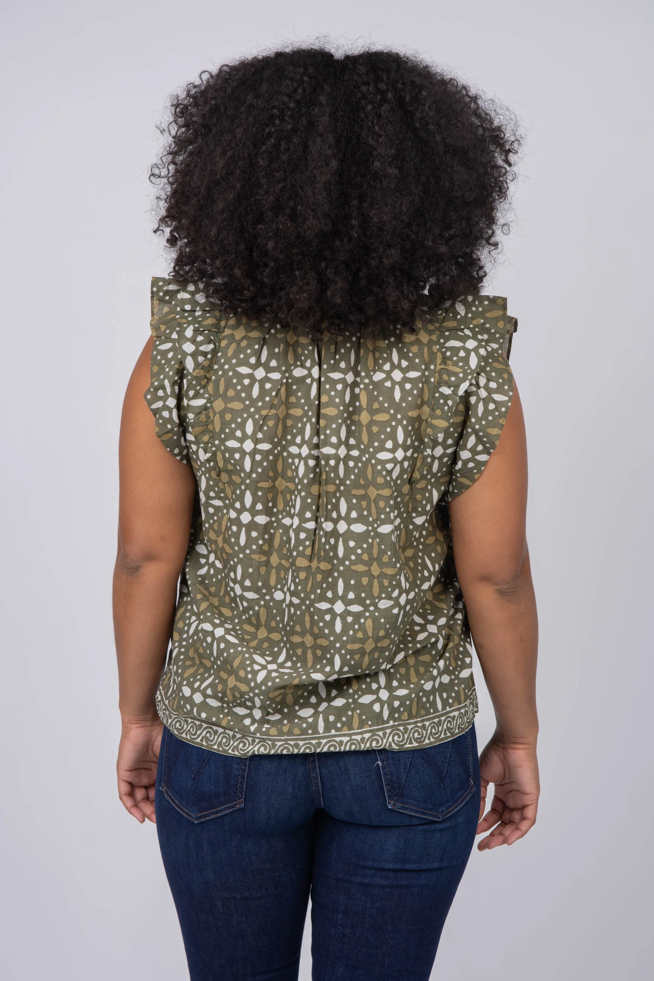 Velvet by Graham & Spencer Corin Top in Hunter