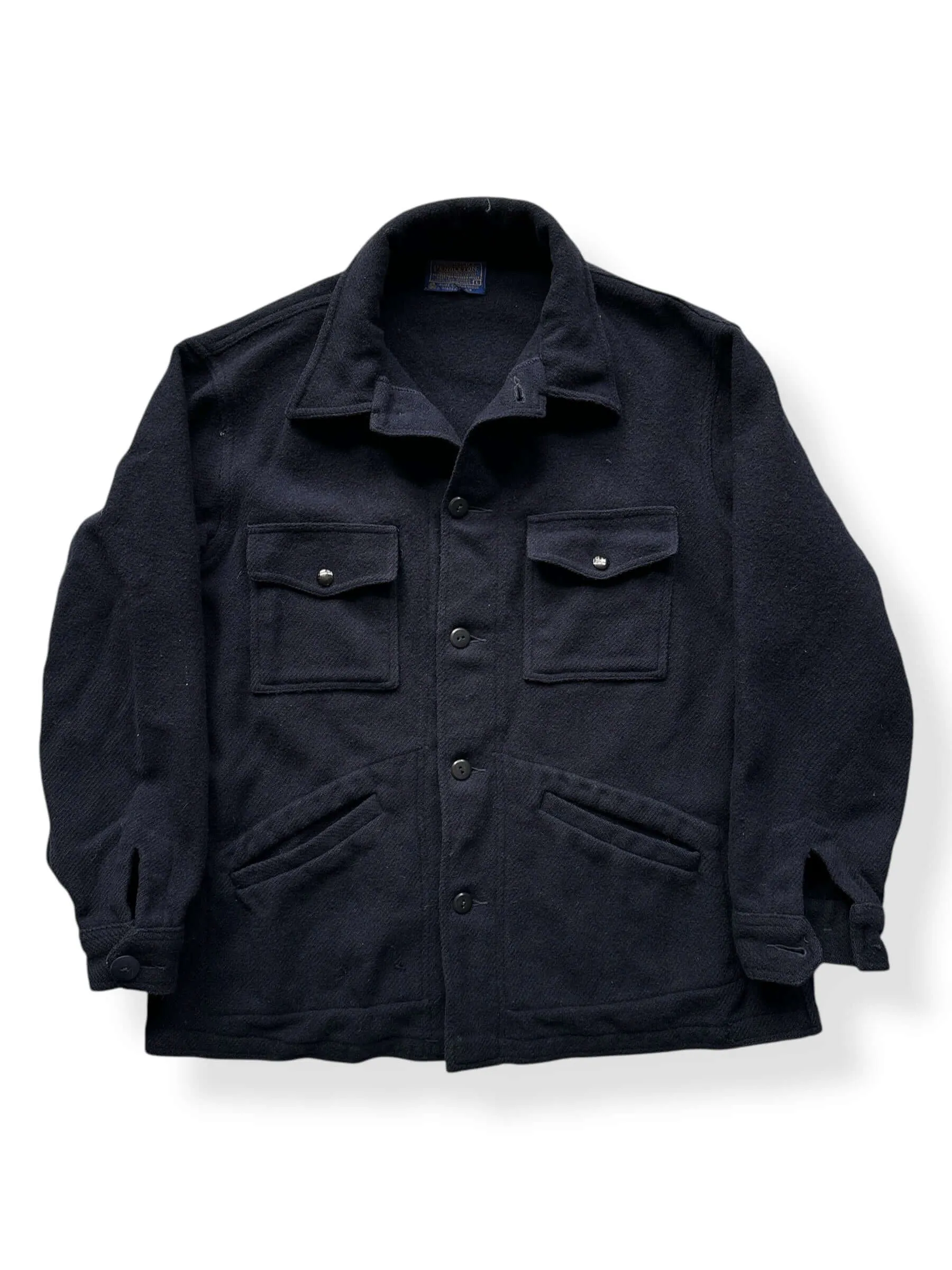 Vintage Pendleton Navy Wool Coat SZ L
