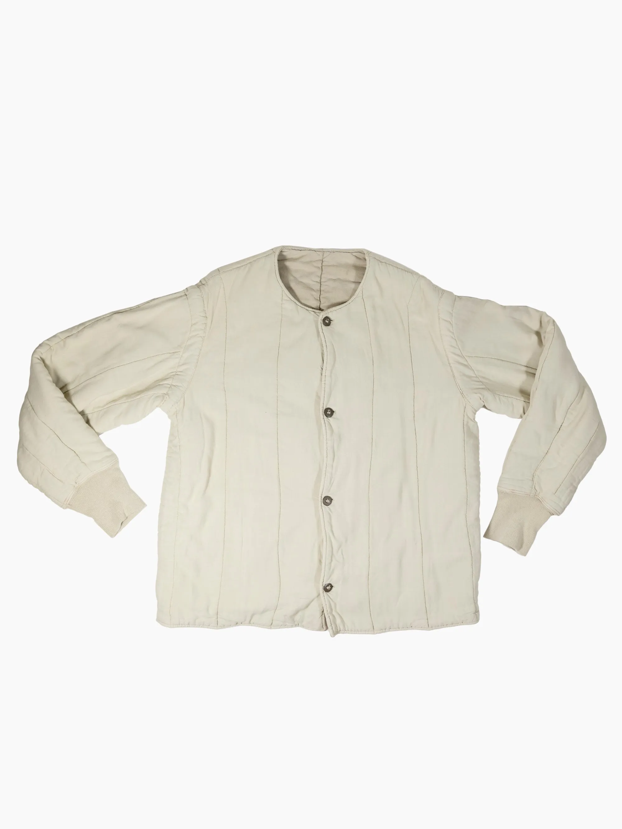 Vintage Quilt Jacket | Cream