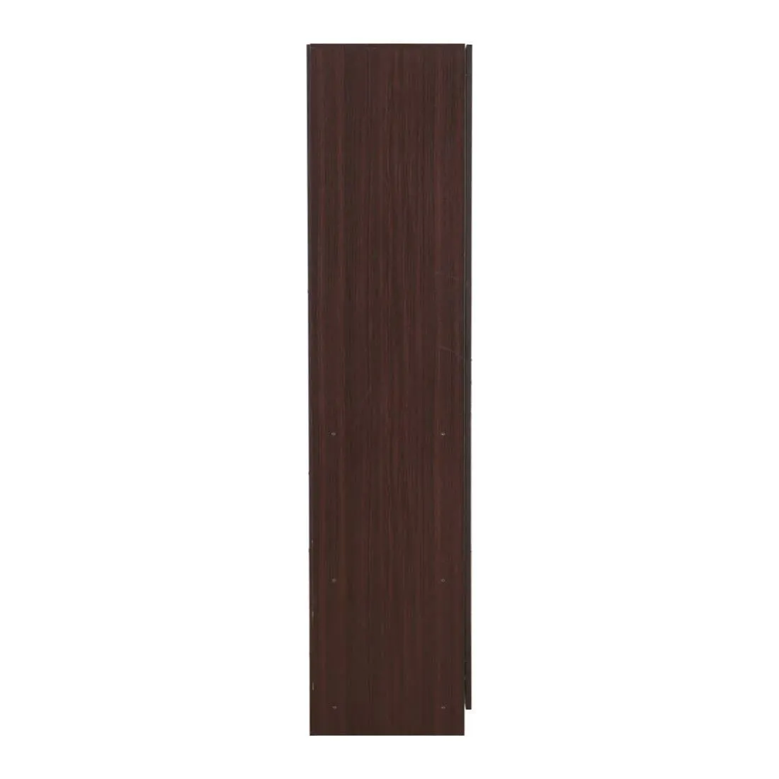 Walnut Colour 3 Door Wardrobe, Shelves and Hanging Space for Clothes | Wardrobe for Clothes | Cupboard | Almirah | Engineered Wooden Cupboard | Home Storage