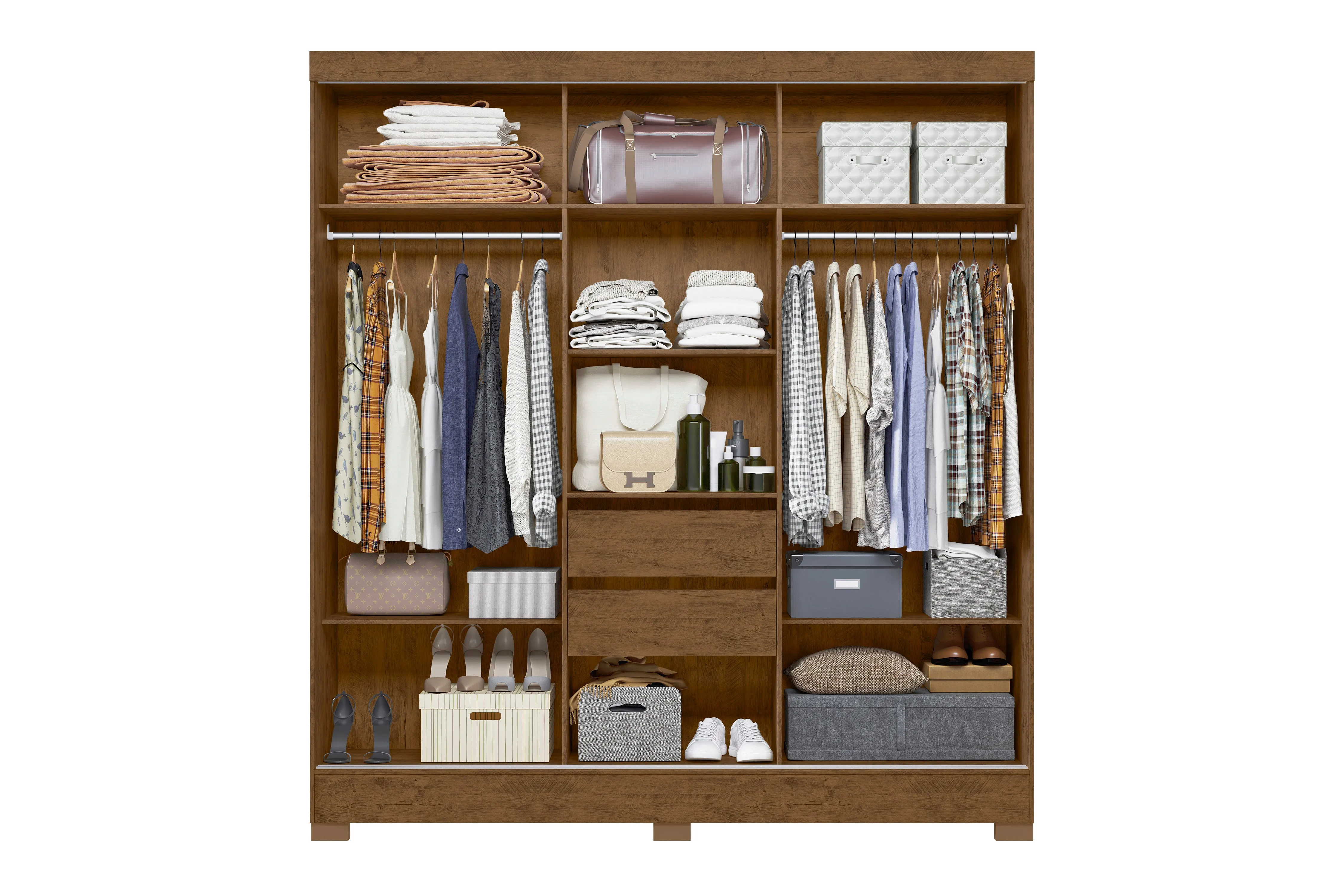 Wardrobe Bahamas - Brown