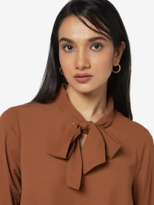Wardrobe Brown Tisca Blouse