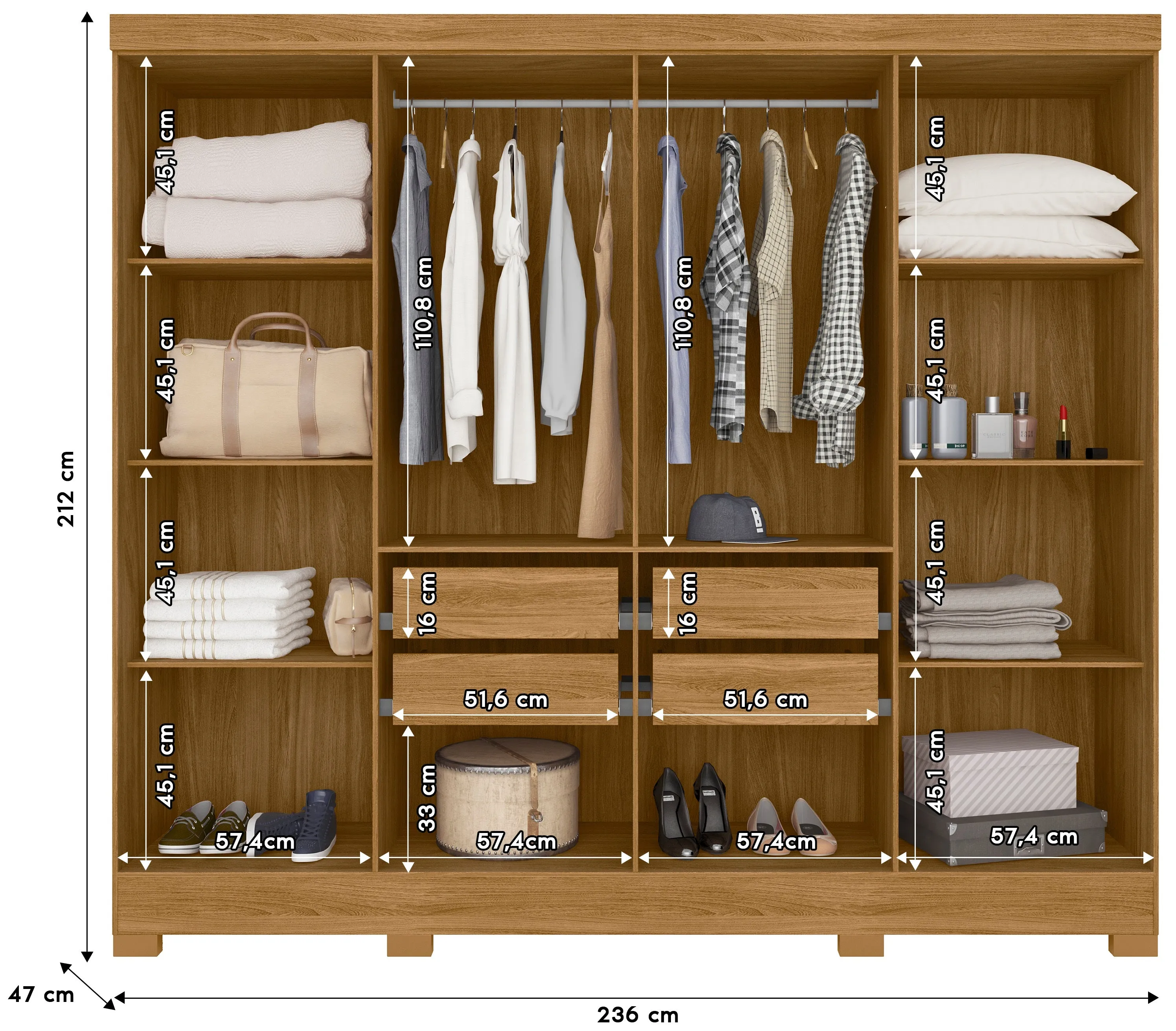 Wardrobe Diplomata - Gray