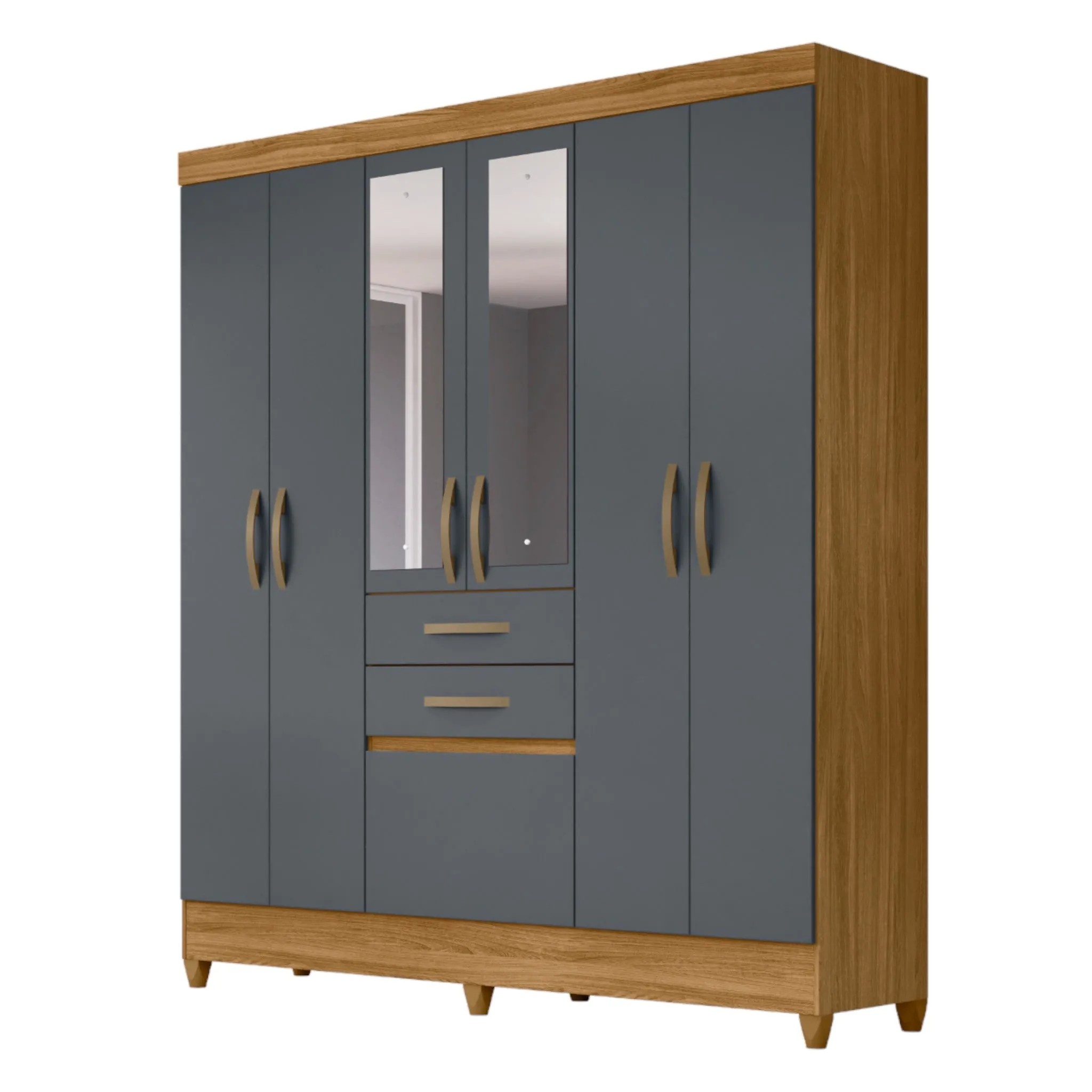 Wardrobe Mafra - Gray