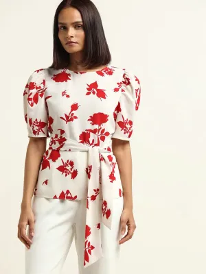 Wardrobe White Printed Top