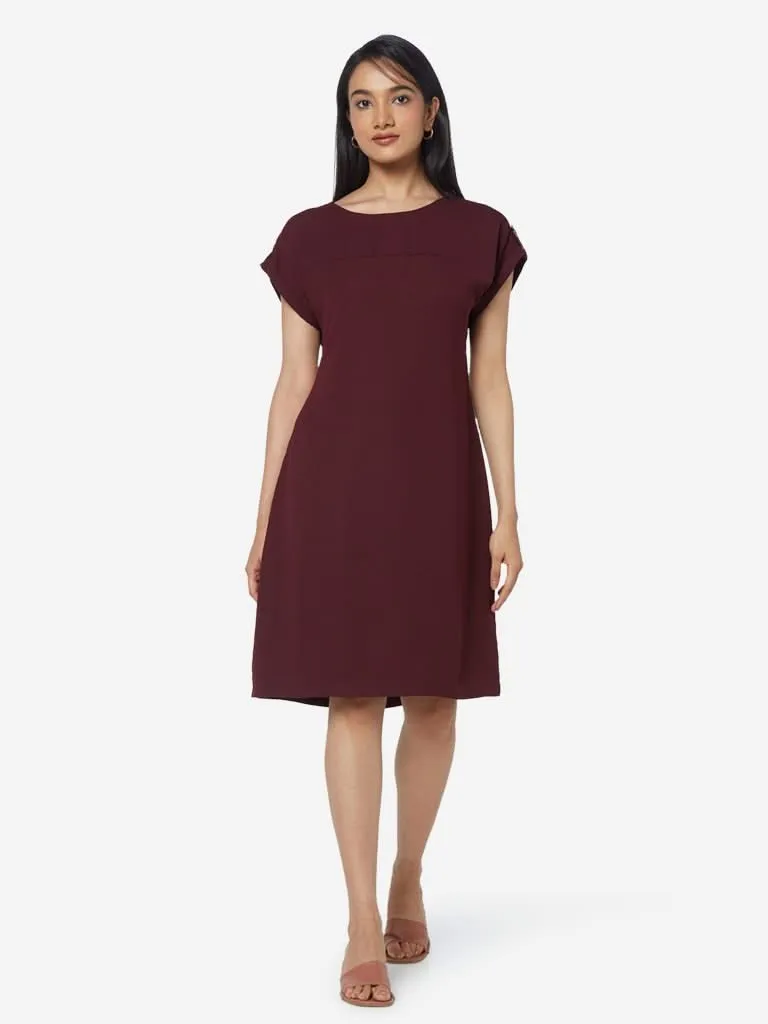 Wardrobe Wine Riley Dress