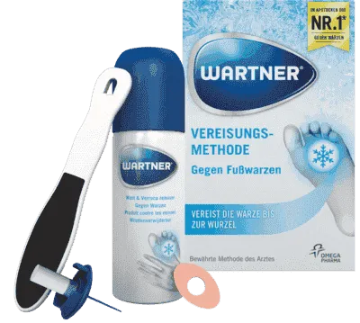WARTNER foot wart spray UK, only wart on foot