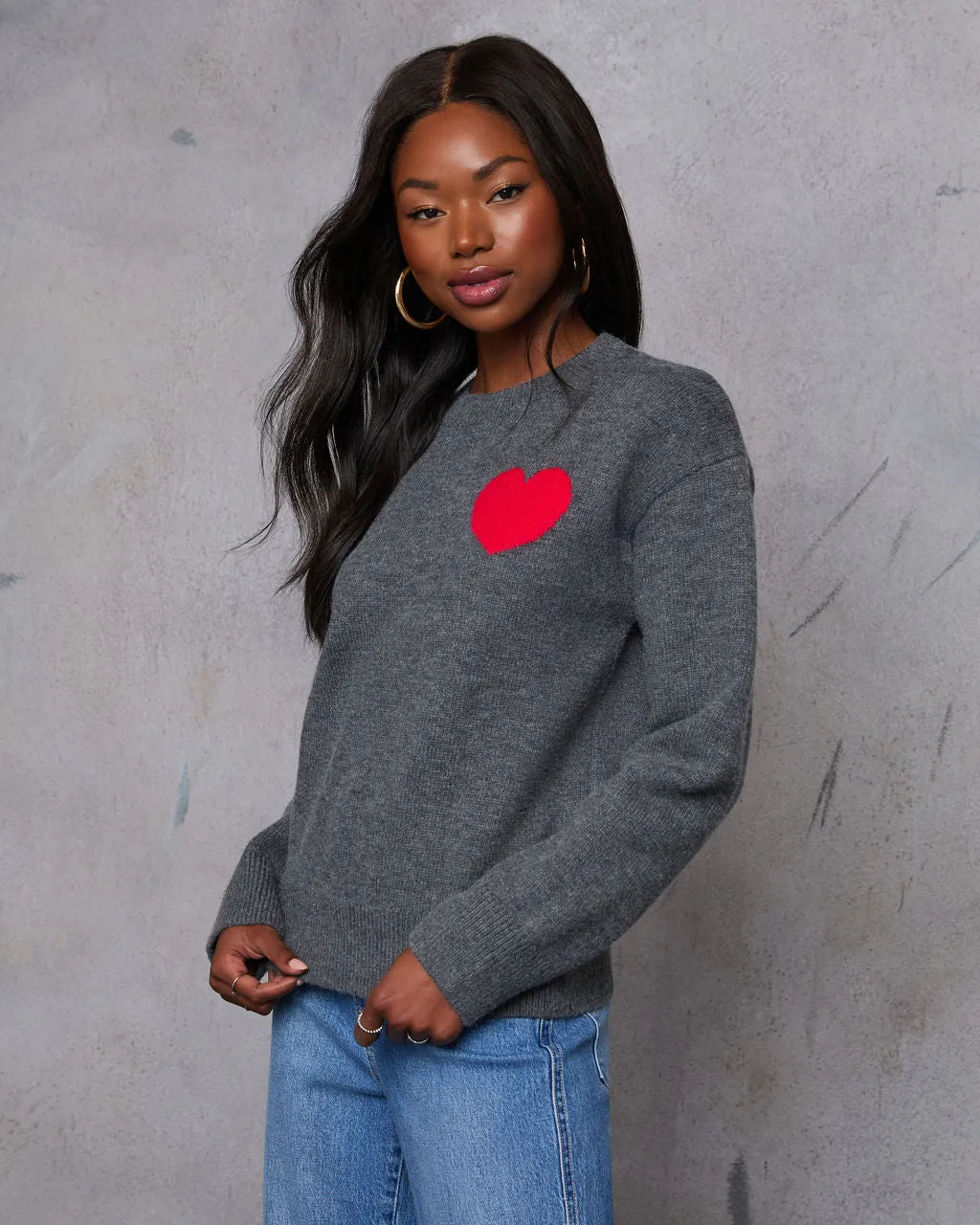 Wearing My Heart Pullover Sweater