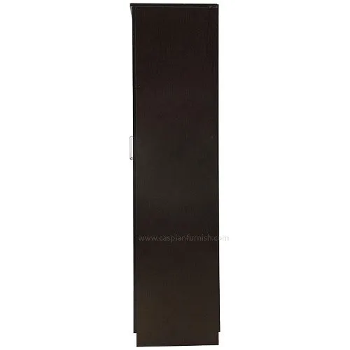 Wenge Colour 2 Door Wardrobe with Mirror | Wooden Wardrobe for Home | Home Furniture | Cupboard | Clothes Cabinet