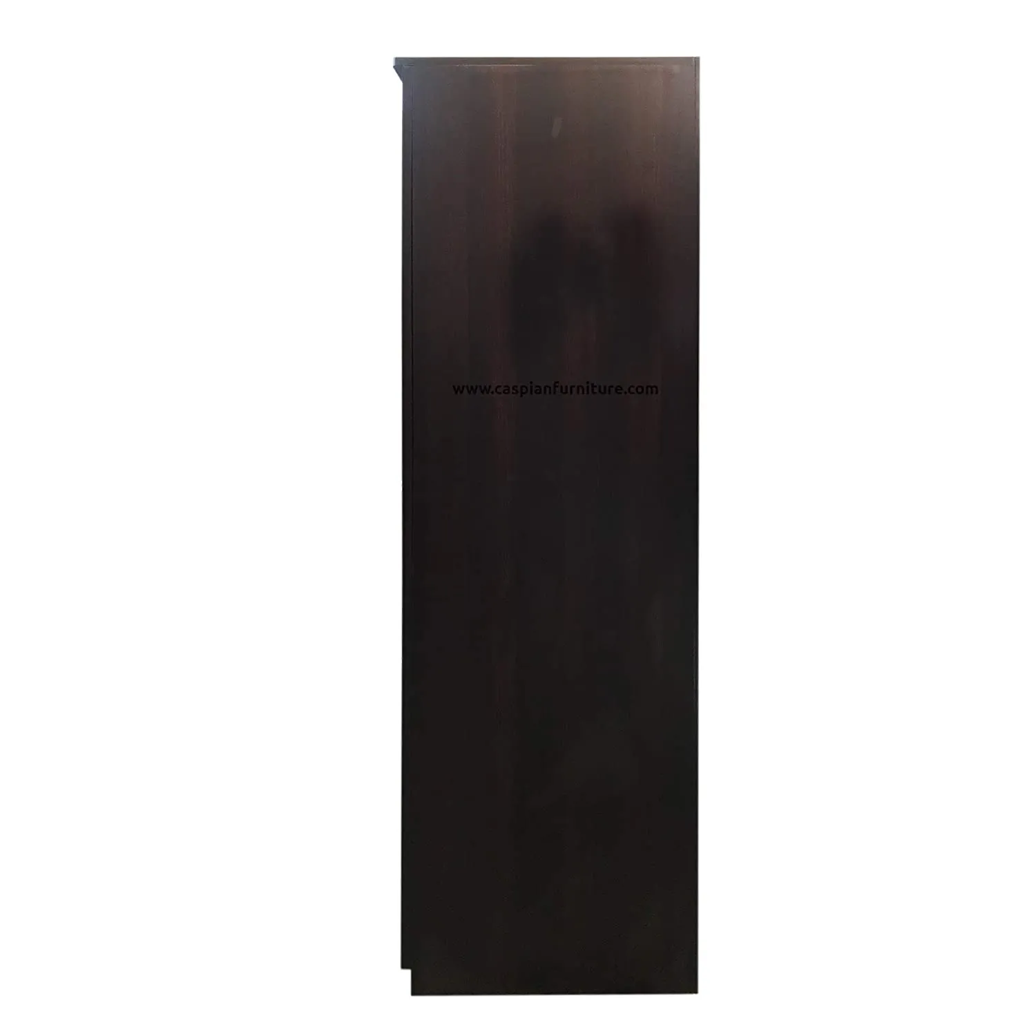 White and Walnut 3 Door Wardrobe with Drawers, Shelves and Hanging Space for Clothes