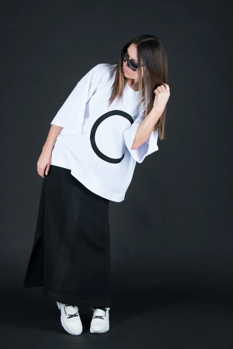 White Loose Tshirt FRIDA