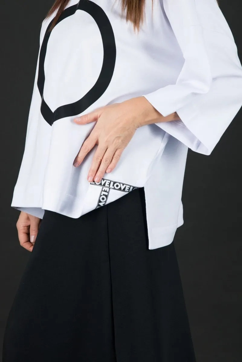 White Loose Tshirt FRIDA